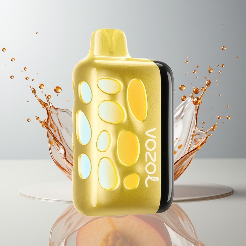 VOZOL RAVE 40000 Dansk Engros - Glødende 270° Design, Beat-Synced Party Mode, Mango Fersken