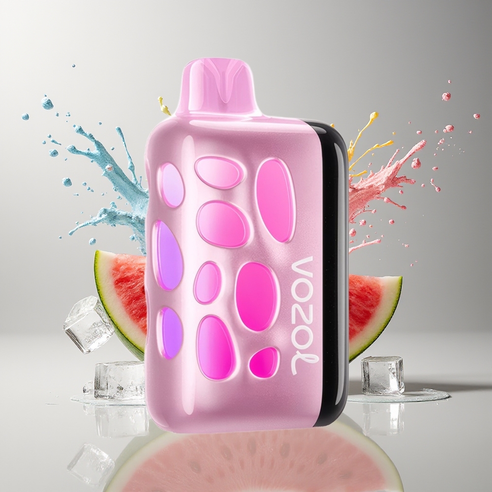 VOZOL RAVE 40000 Dansk Engros Vandmelon Is – 270° Glødende Design, Beat-Synket Partytilstand, 80% Opladning på 20 Min