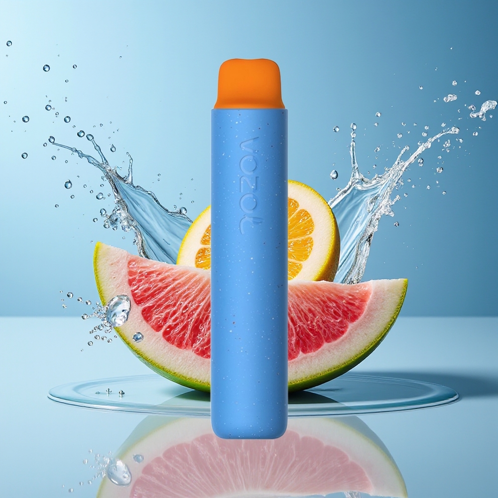 VOZOL STAR 2000 Engangs Vape Dansk Engros - Blå Hindbær Is med 65% PCR Materialer og 2000 Puffs