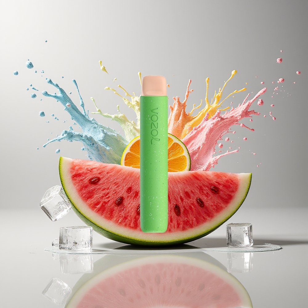 VOZOL STAR 600 Disposable Vape VAMT Mesh Coil 500mAh Dansk engros - Vandmelon Is