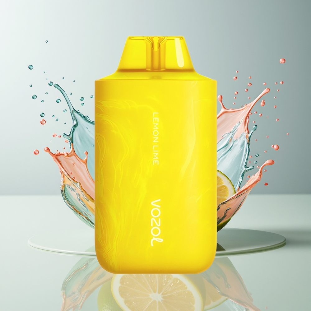 VOZOL STAR 6000/8000 V2 Engangs Vape Dansk Engros – 65% PCR Materialer, 14/16ML, Citron Lime