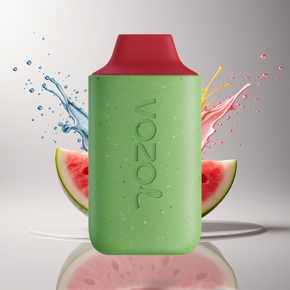 VOZOL STAR 6000 Dansk Engros Disposable Vape Hindbær Vandmelon med 65% PCR Materialer og Type-C Opladning