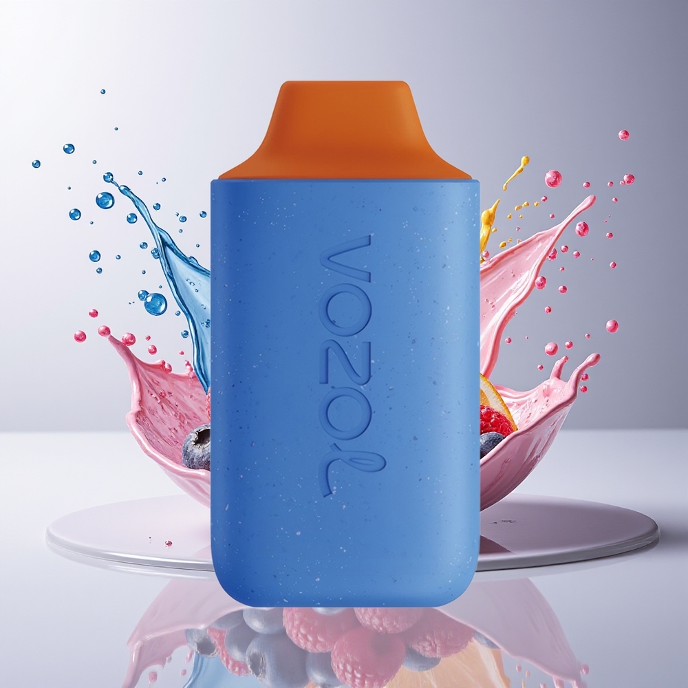 VOZOL STAR 6000 Disposable Vape Dansk Engros - Blåbær Hindbær Kirsebær med 6000 Puffs og Type-C Opladning