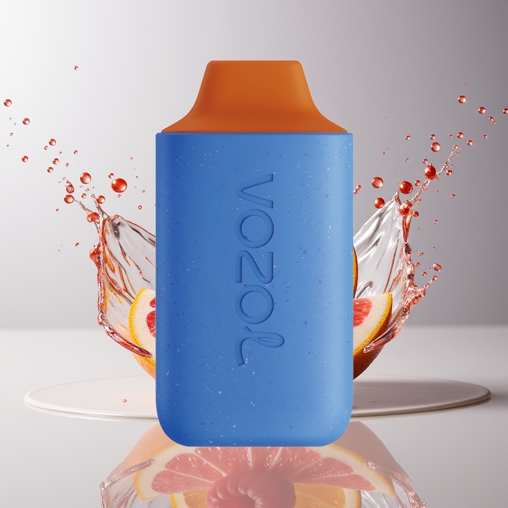 VOZOL STAR 6000 Disposable Vape Dansk Engros med Hindbær-Orange, 14ML, 6000 Puffs, Type-C Opladning