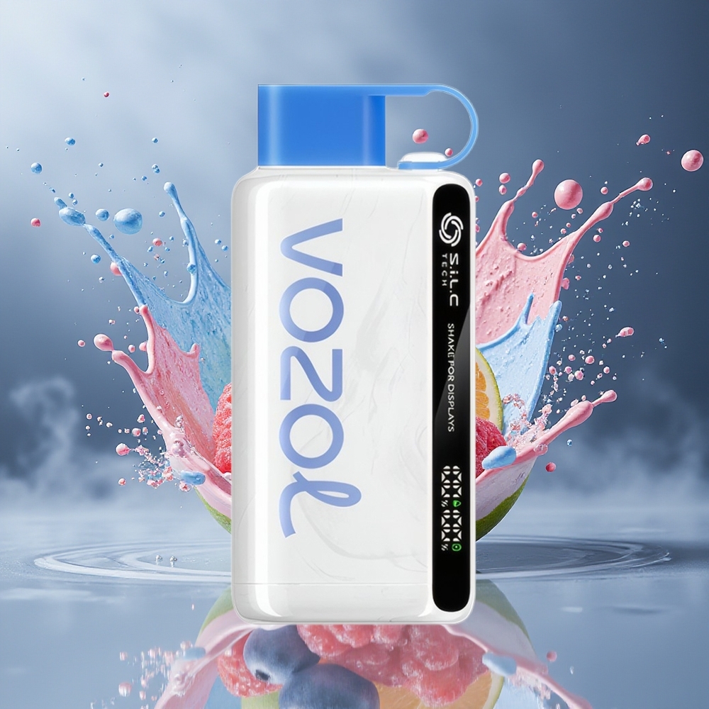 VOZOL STAR 9000/12000 Dansk Engros Bærstorm Shake Display & S.i.L.C TECH