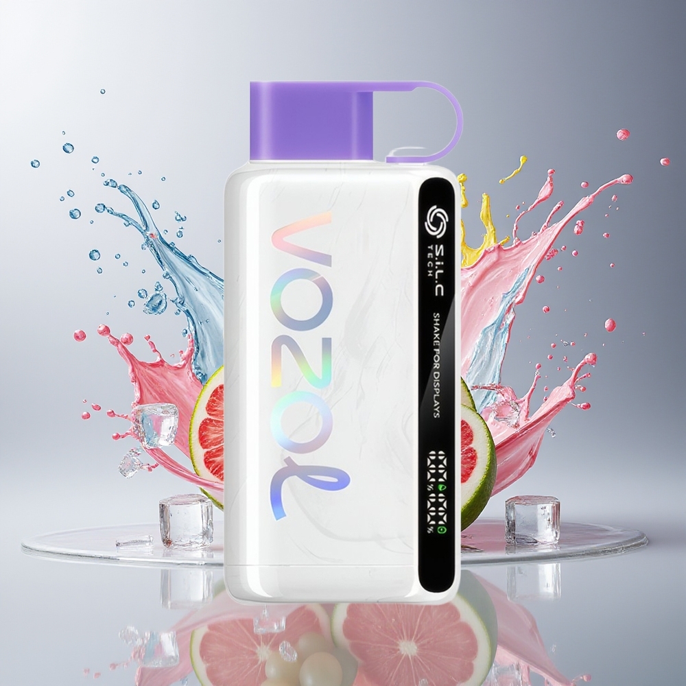 VOZOL STAR 9000/12000 Dansk Engros Disposable Vape med Shake Display, Hurtigopladning og Vinis Is Smag