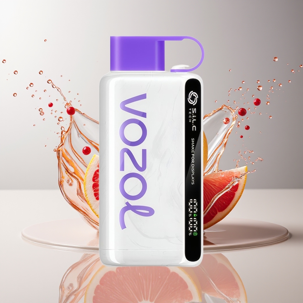 VOZOL STAR 9000/12000 Dansk Engros Genanvendt Plast Hurtigopladning Tranebær Mangostar Grapefrugt