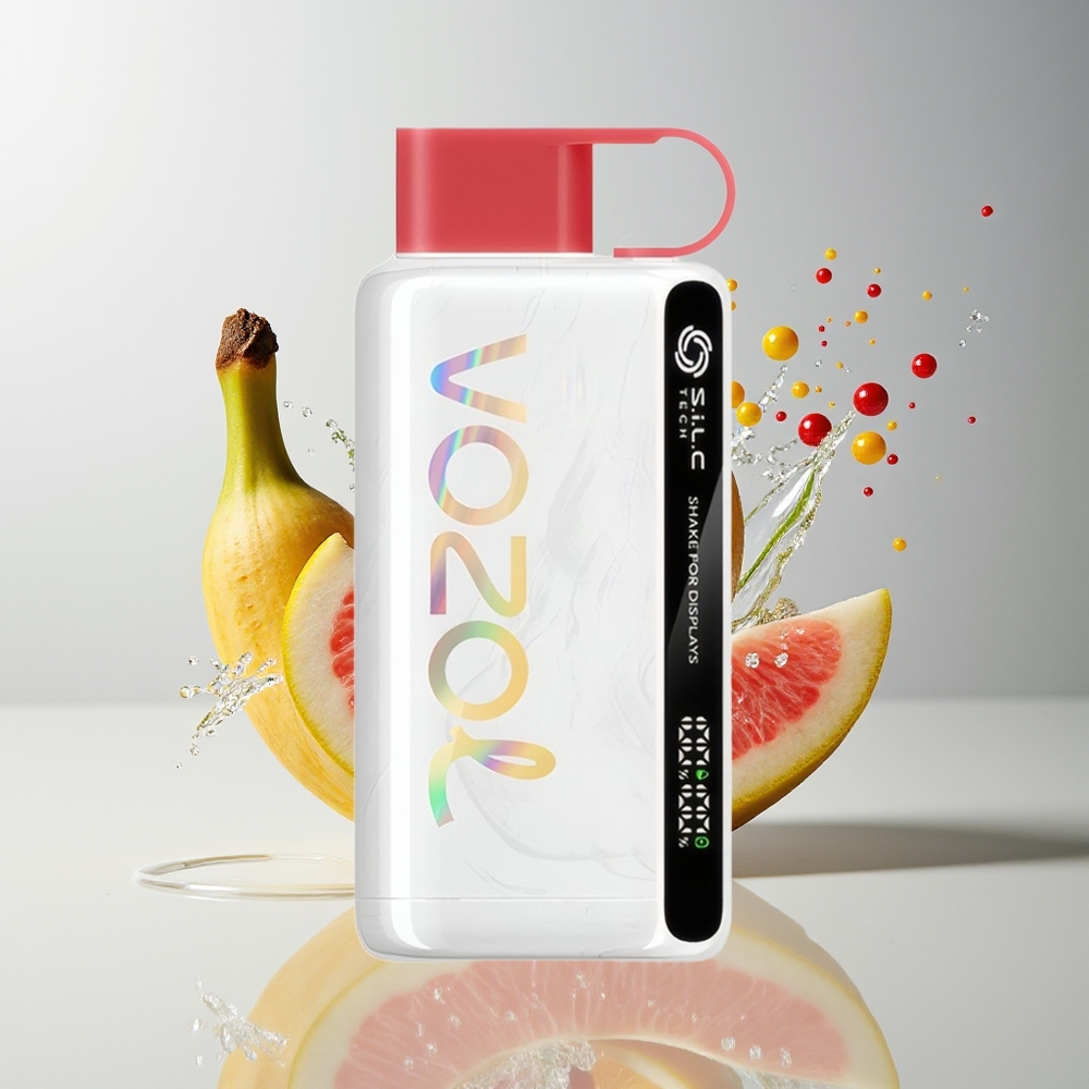 VOZOL STAR 9000/12000 Engangs Vape Dansk Engros med Dragonfrugt Banan Kirsebær, Shake for Display, 650mAh Batteri, 30% Hurtigere Opladning