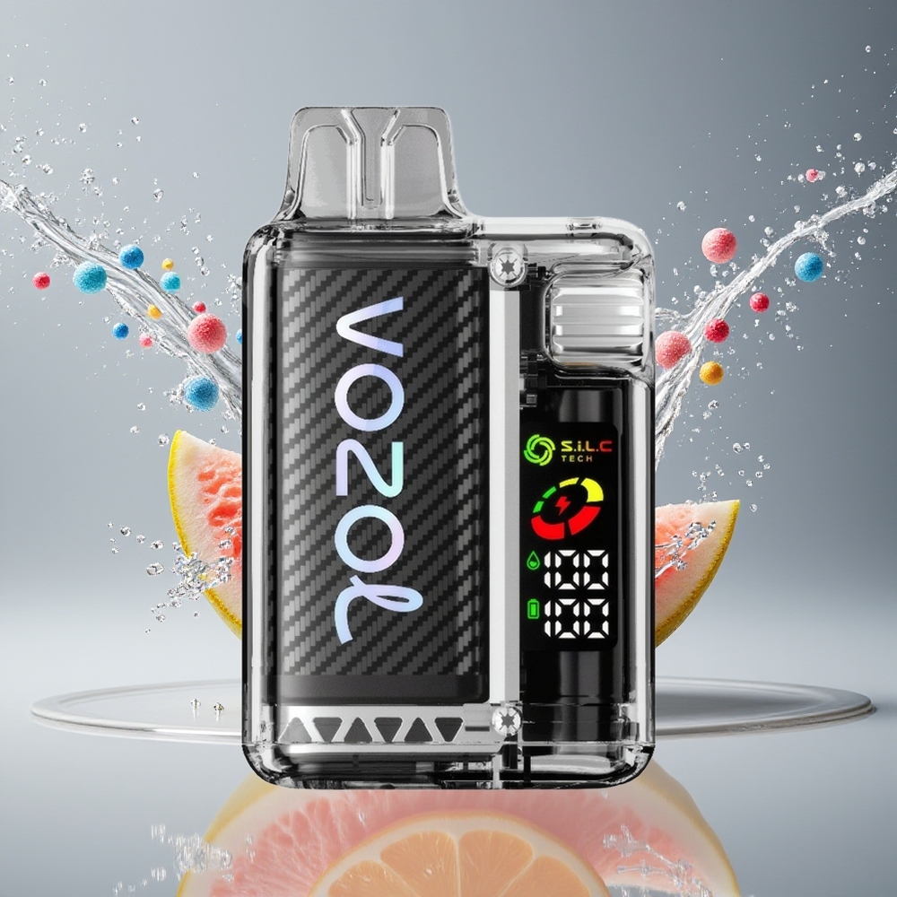 VOZOL Vista 20000 Puffs Dansk Engros Genopladelig Batteri - 650mAh OLED Nicotine Styrke - 2% MTL Damp med S.i.L.C Tech Dual Mesh Coil