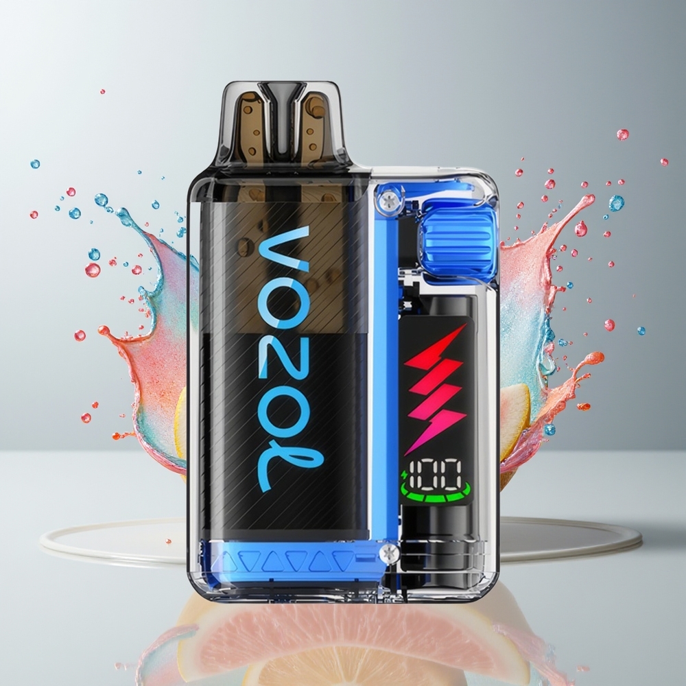 VOZOL VISTA PLUG 6000/10000 Dansk Engros - 26 Lækre Smagsvarianter, 360° Smagsfrihed, Synlig E-Væske Beholder Vzbull